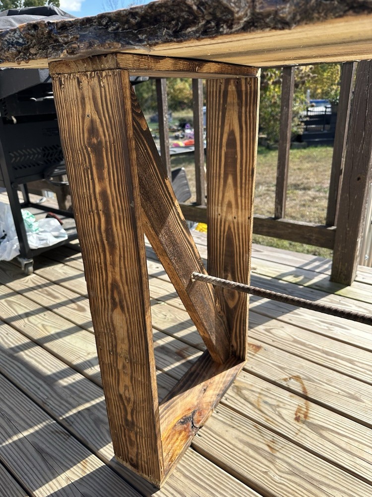 Live Edge Wood Slab Table