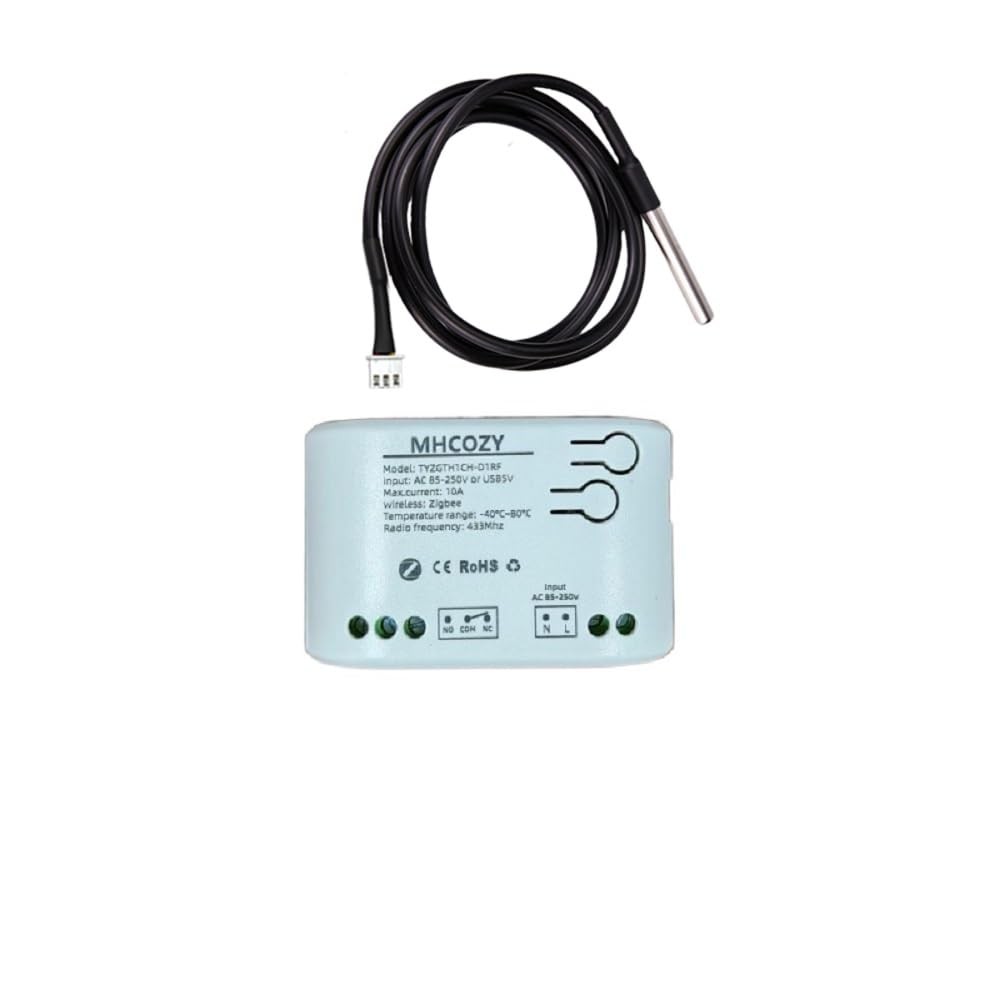 zigbee temperature sensor controller with waterproof probe，extendable probe s...