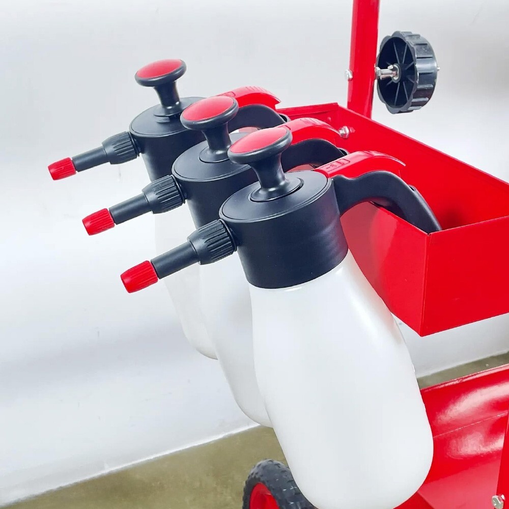 Mobile 18" Multi-Roll Masking Paper Machine with Storage Trays