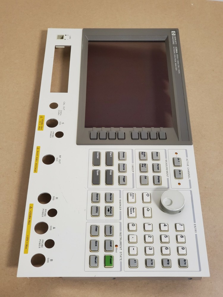 Front Panel for HP 4396A Network Spectrum Analyzer
