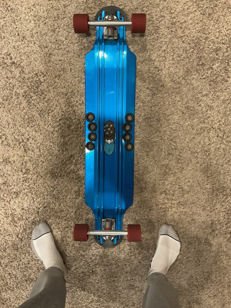 Beercan Boards Blue 38″ Longboard Great Condition | Runs Smoothly | Make an off