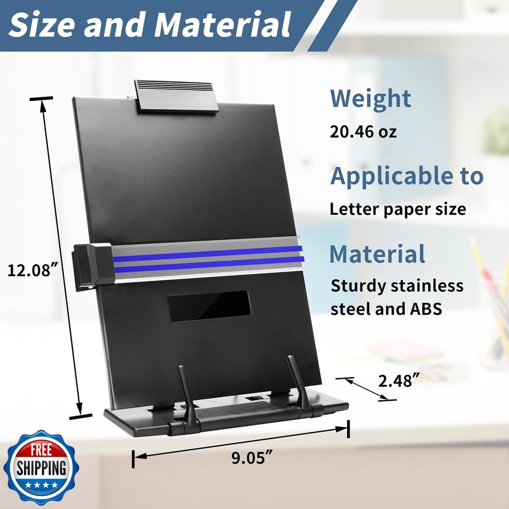 TONOS Paper Stand Document Holder - Quality Document Holder for D