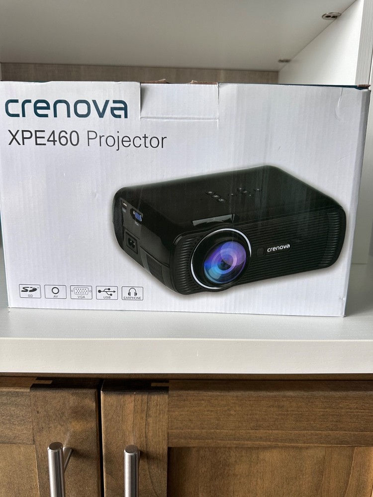 Crenova XPE460 Video LED TFT LCD technology Mini Projector - White