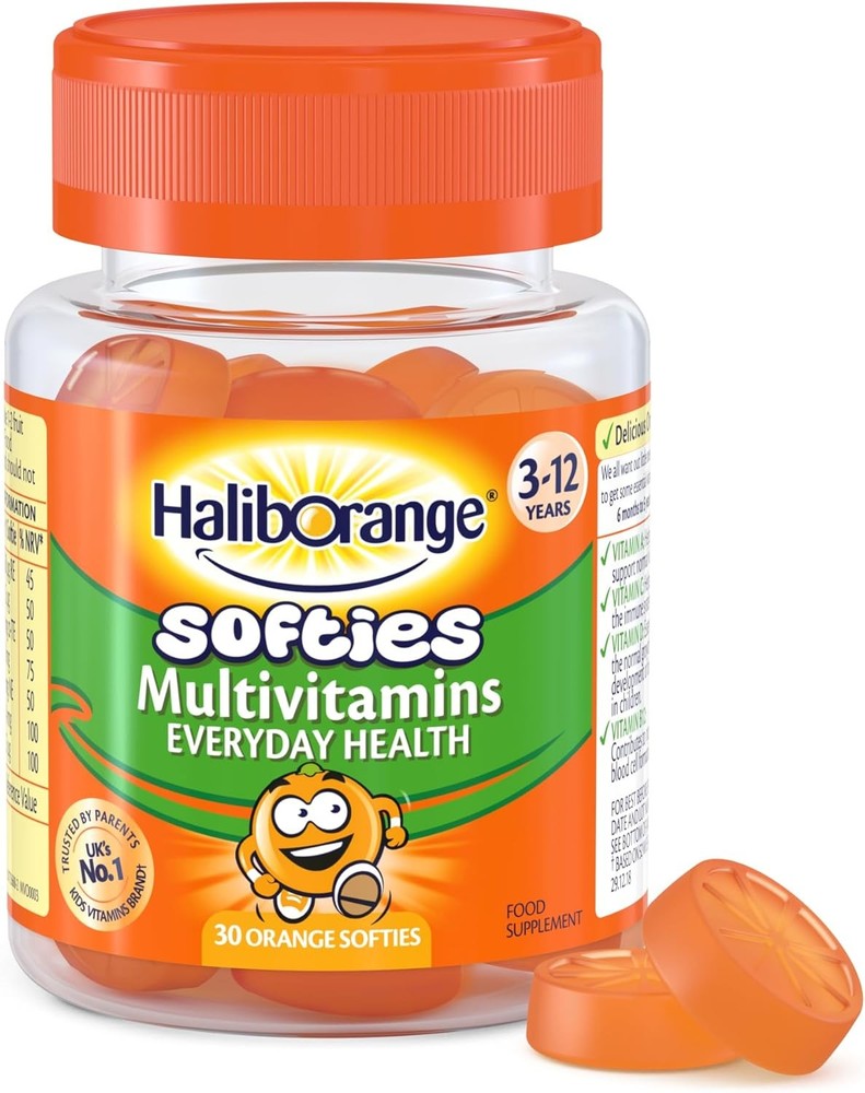 Haliborange Orange Multivitamin Softies 30 Capsule