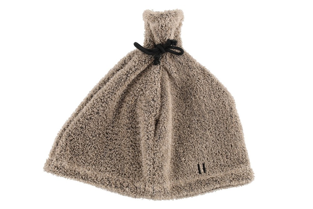 Rento Sauna Hat, Brown Linen Terry