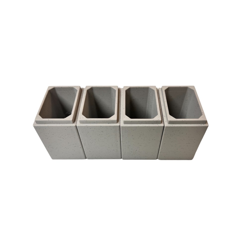 Precast Concrete Box Culvert Scale Model 1/50 4 Peice Set