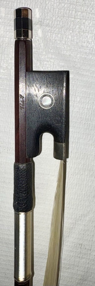 VIOLIN BOW & CASE MARKED "VALE" - 29" LONG