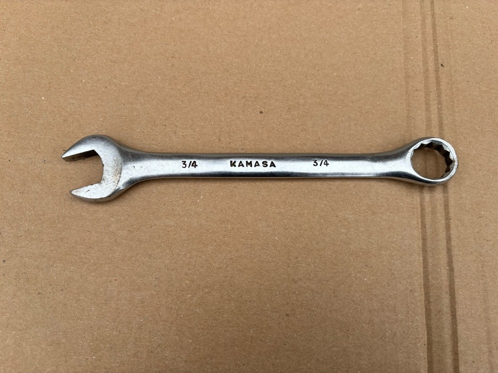 Vintage Kamasa, Combination Spanner Toolkit Spanner, Size 3/4”