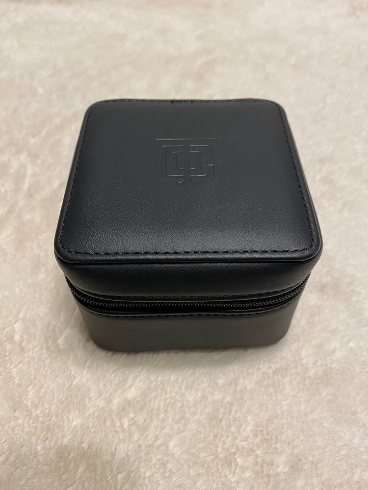 Tiffany & Co Watch Black Leather Case/Storage Box Pouch
