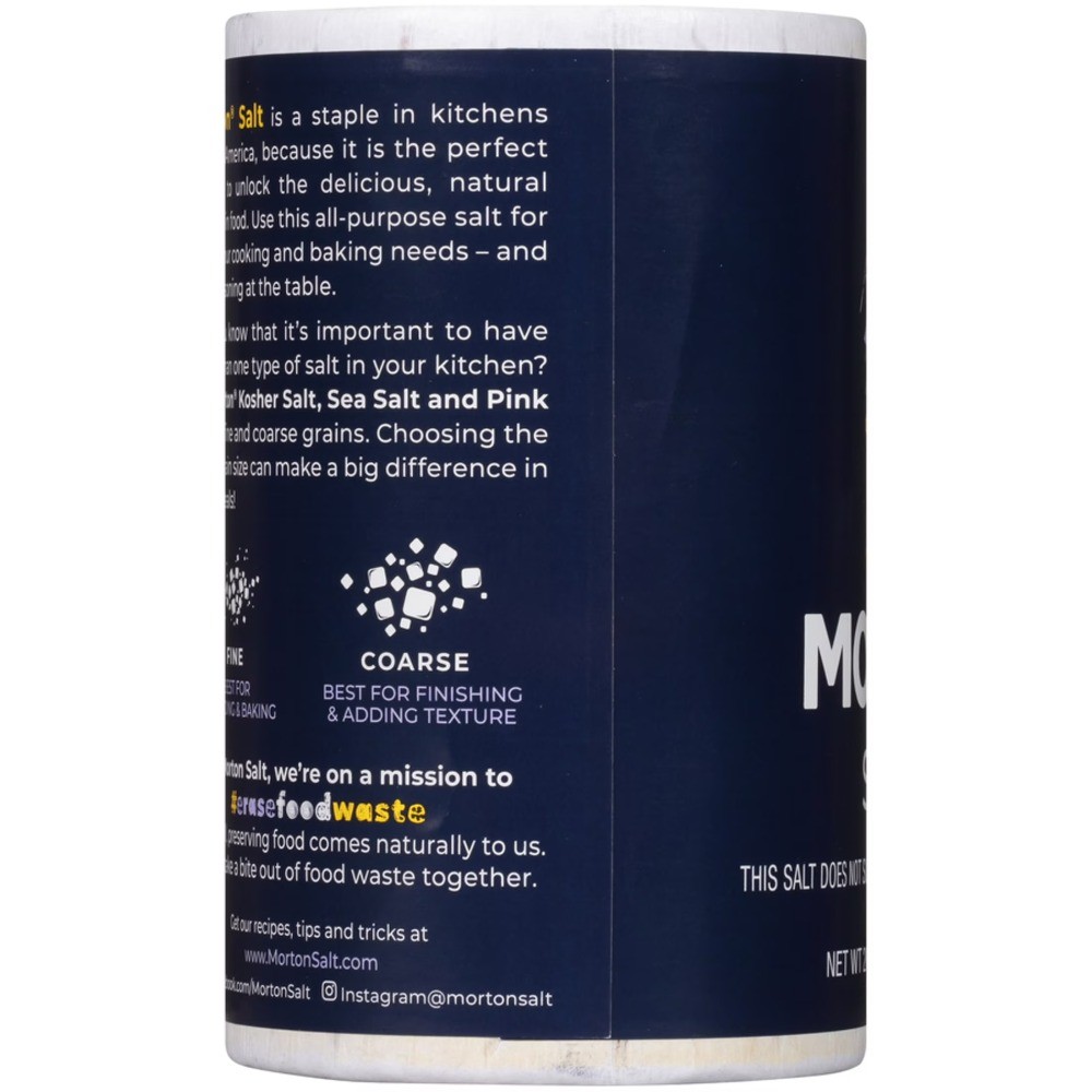 (6 pack) Morton Plain Salt, 26 oz