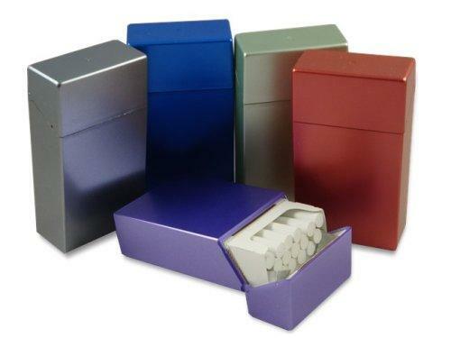 Hard Box Full Pack Cigarette Case (100's) (Ships Assorted colors)