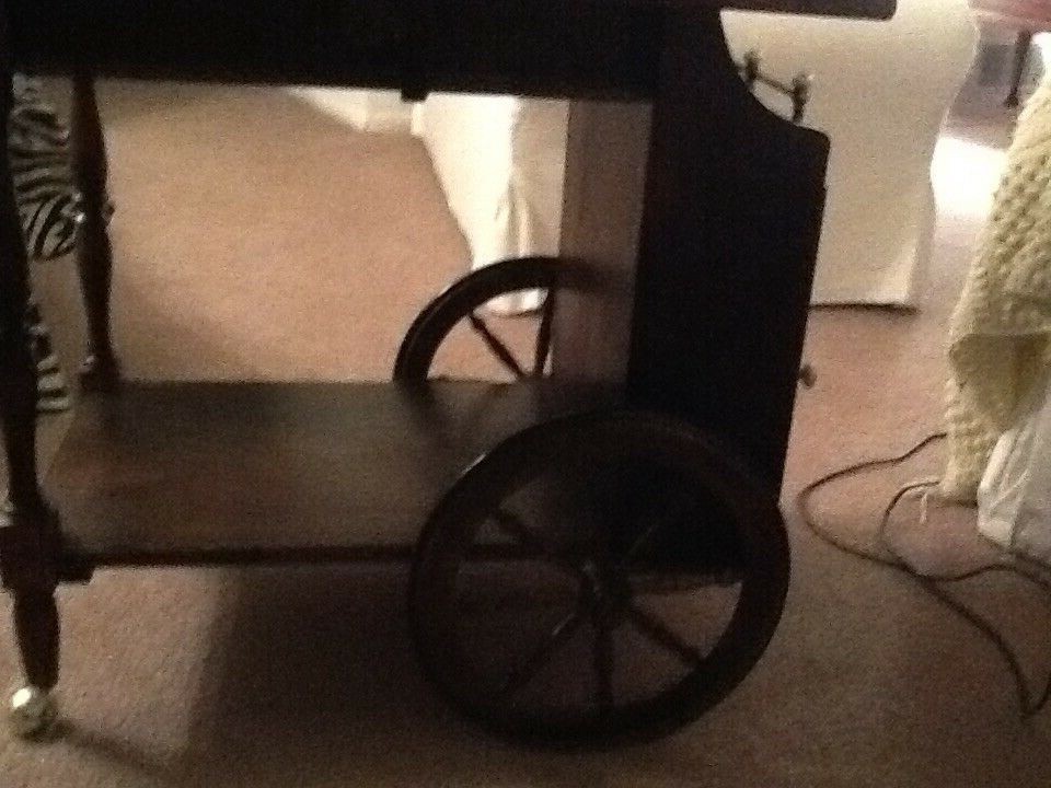 Vintage tea cart wooden