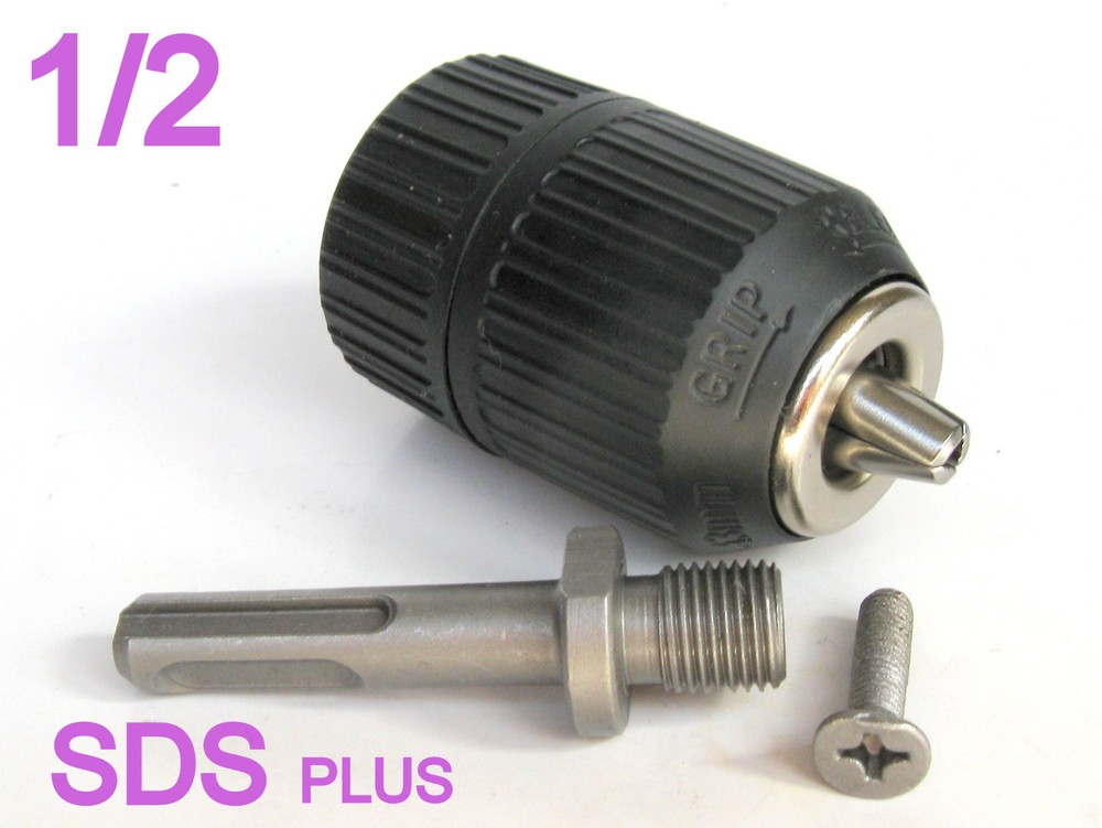 1 pc SDS plus Adapter & 1/2" CAP Drill Keyless Chuck sct