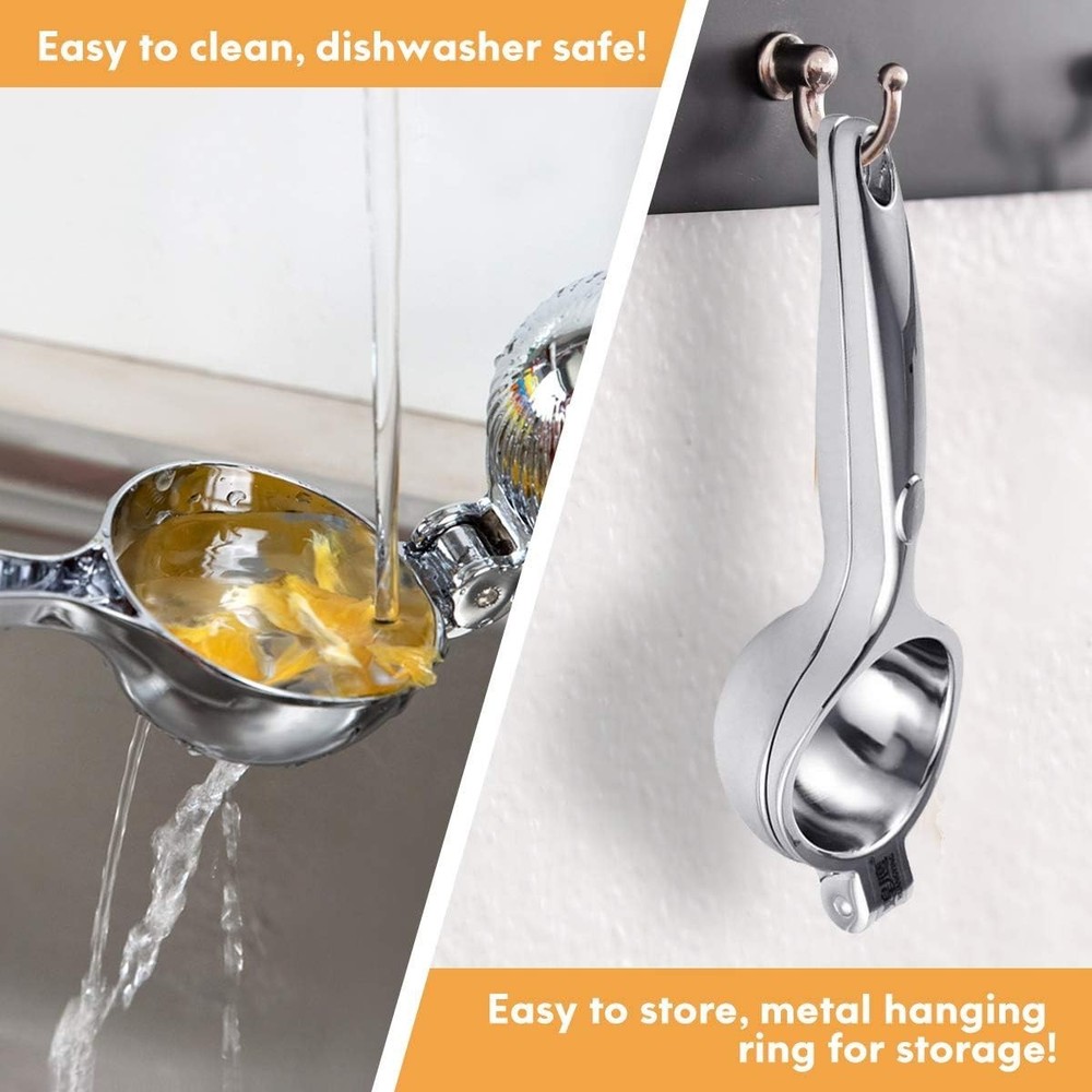 Ergonomic Handheld Citrus Juicer - Maximize Juice with Durable Zester Accessory