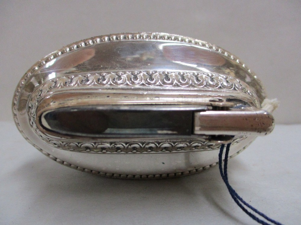 Vintage Ronson Table Lighter Silver Plated Unused w/ Tag