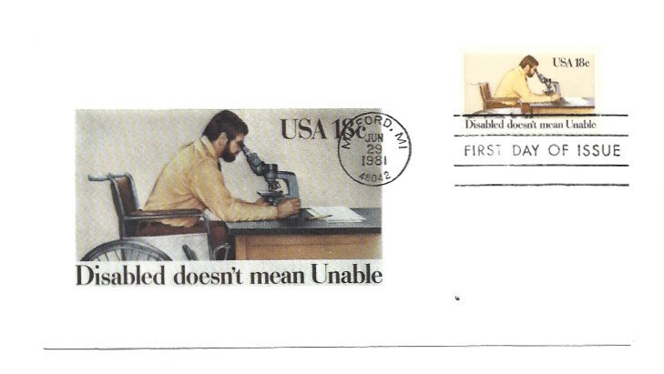 1925 Disabled Persons Andrews, FDC