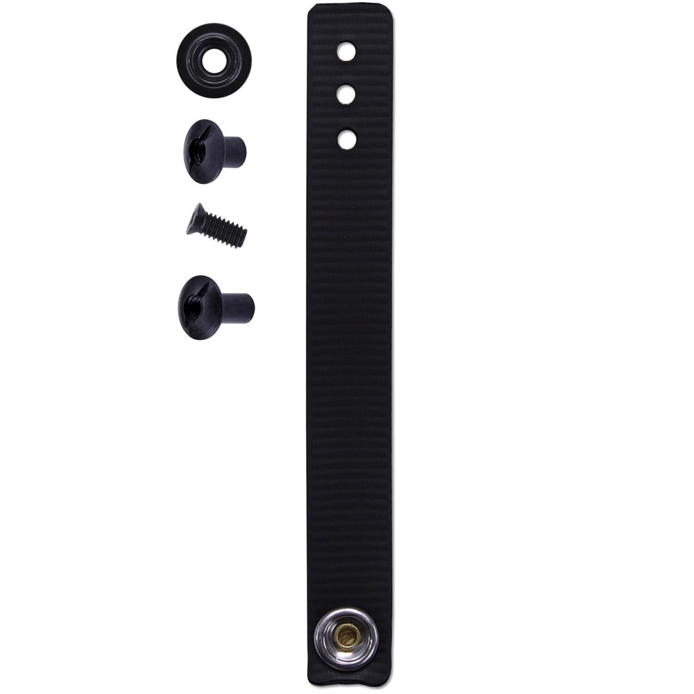 Soft Belt Loops (IWB/OWB) - Black with Unique Snap Closures & Mounting Hardware
