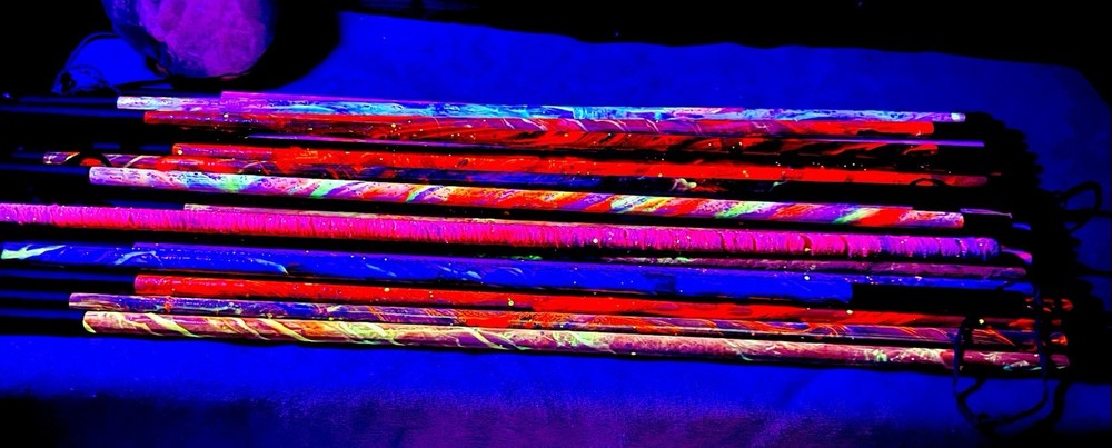Black Light Reactive Canes