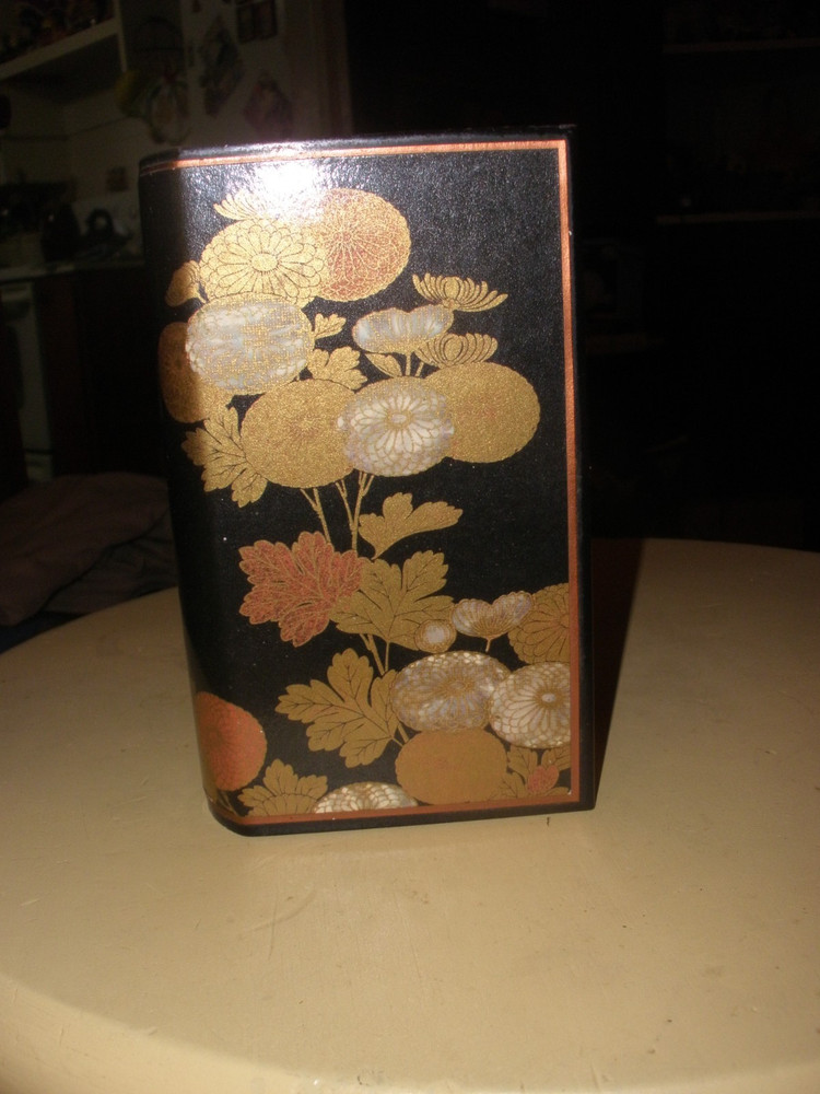 Vintage Japanese Laquerware Kitchen Match Box Caddy Holder