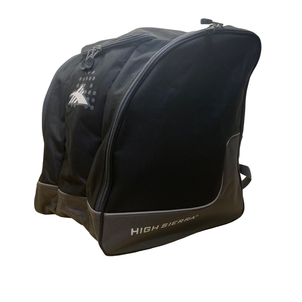 High Sierra Unisex Black Polyester/Canvas Snowboard & Boot Backpack Winter Set