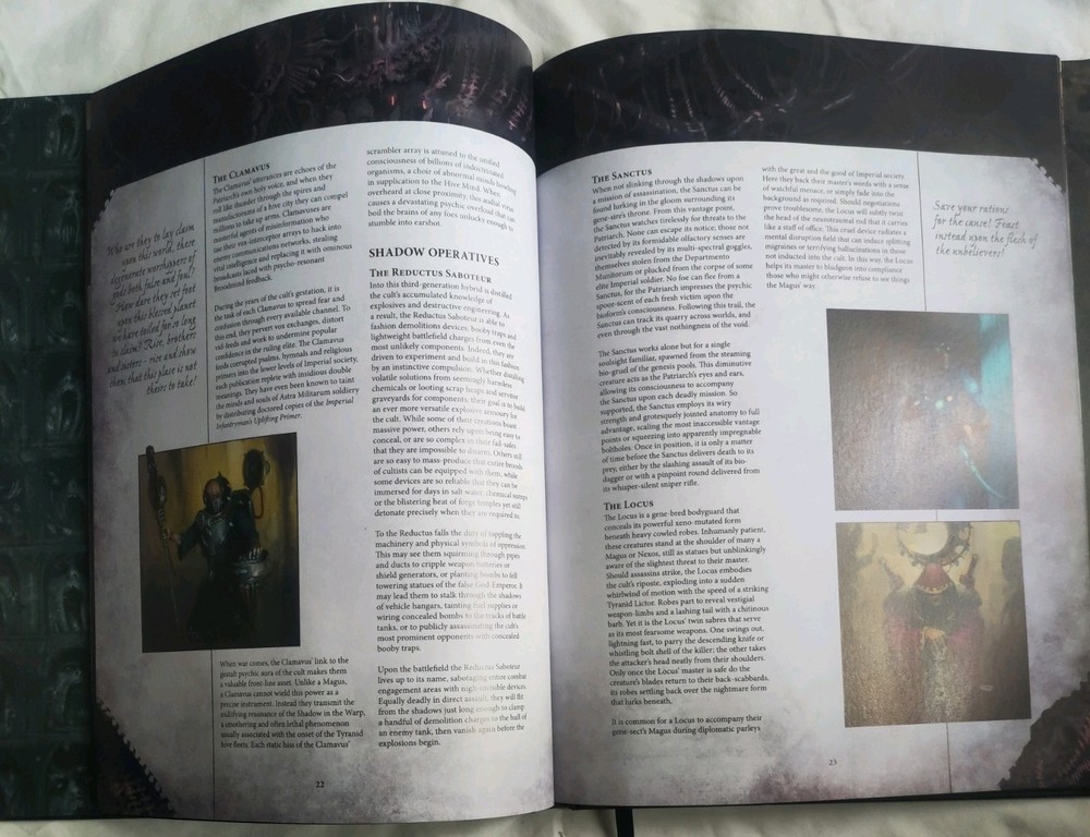 Warhammer 40k Codex Genestealer Cults Hardback Book