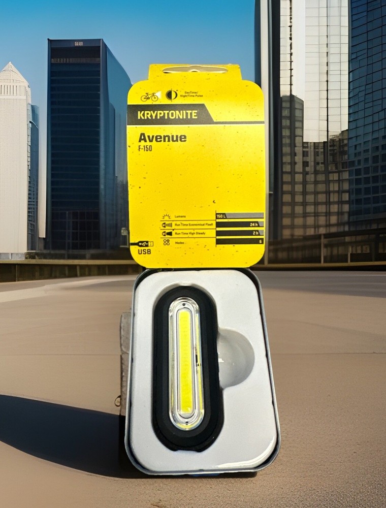 KRYPTONITE Avenue F-150 Bicycle Lamp - USB Rechargeable