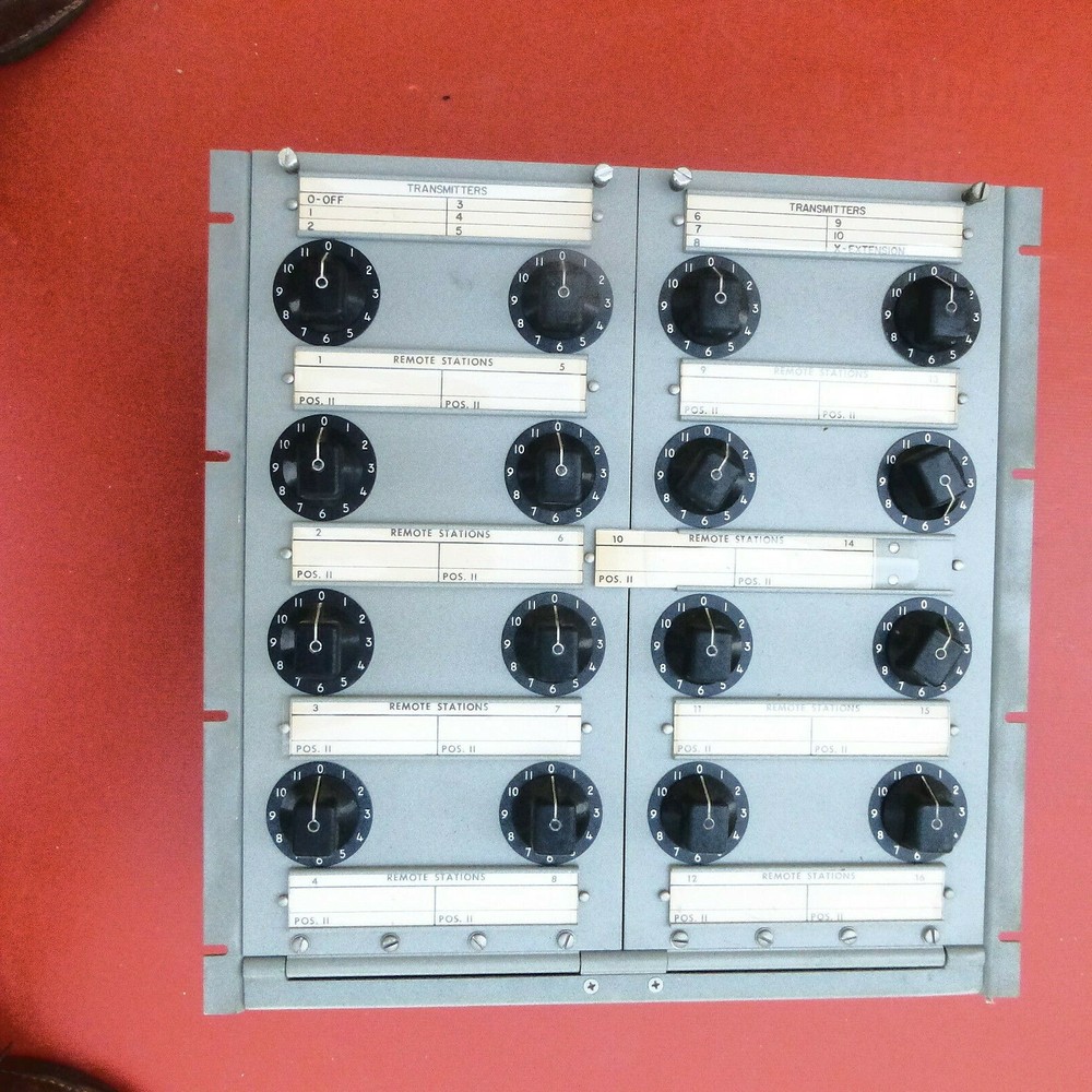 SB-2744/SRT TRANSMITTER PATCHING SWITCHBOARD FROM  NAVAL SHIP