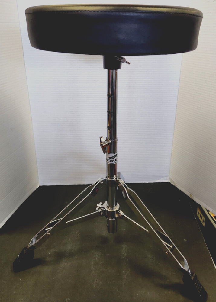 STADIUM DRUM Set Swivel STOOL Throne Adjustable Height NICE Condition!