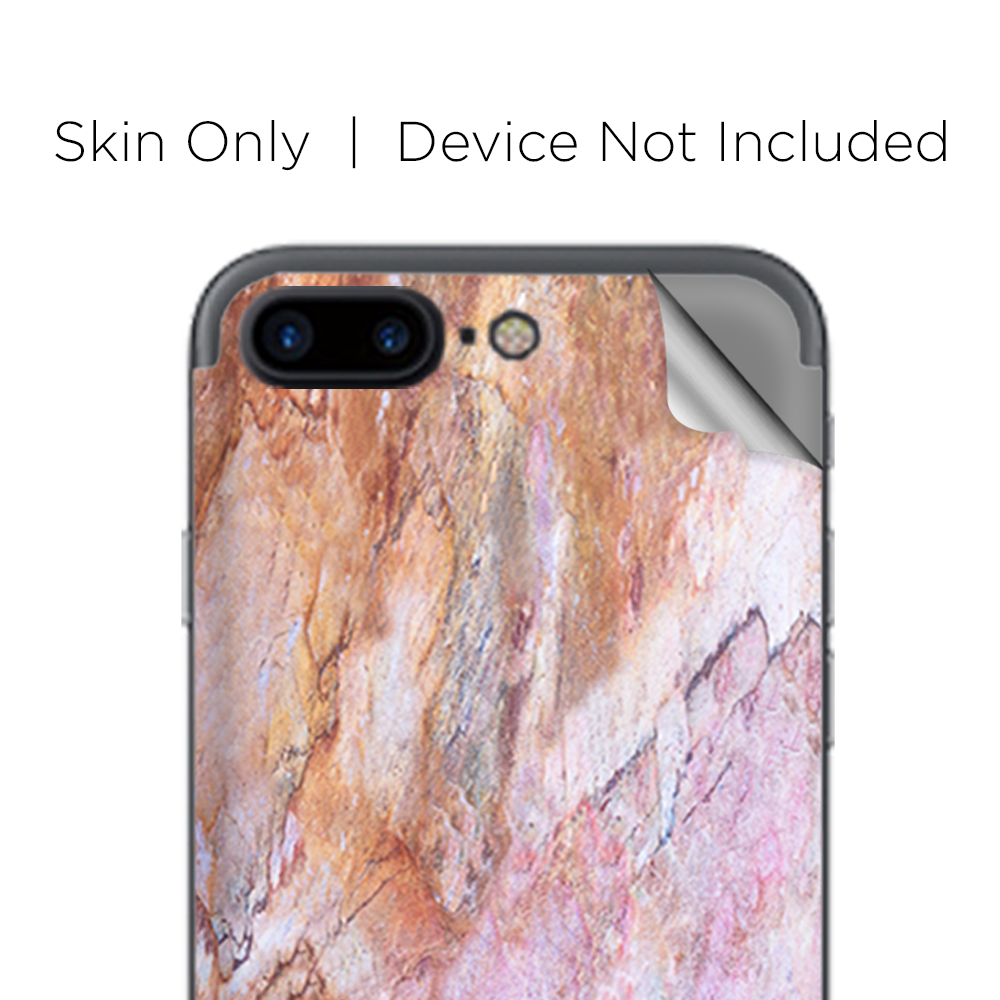 Apple iPhone 7 / 8 Plus Skins Decal Wrap Rose Peach Pink Marble Pattern