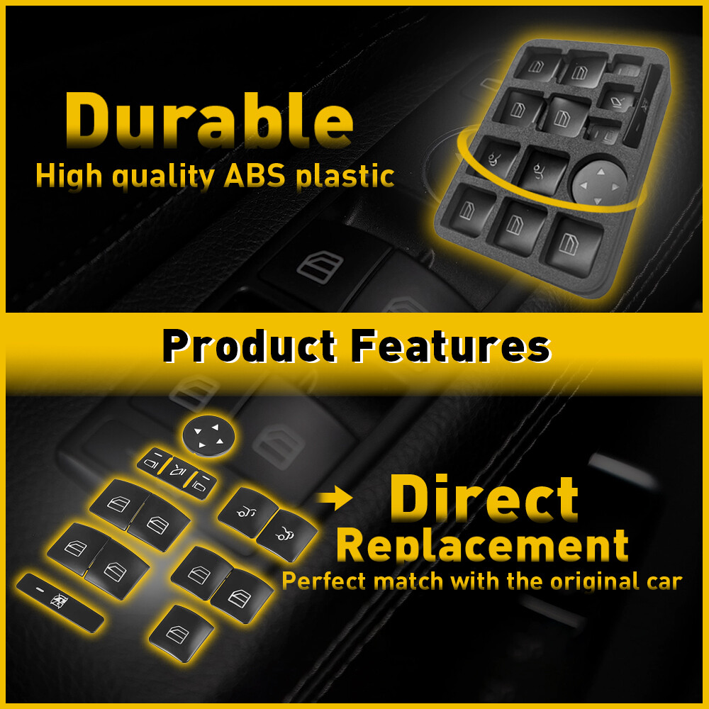 Fits 2013-2017 Mercedes-Benz CLA250 Door Window Lift Panel Control Switch Button