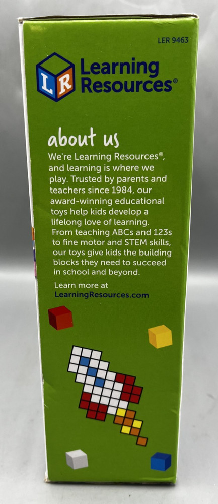 Learning Resources STEM Explorers Pixel Art Challenge, 402 Pieces NEW Sealed