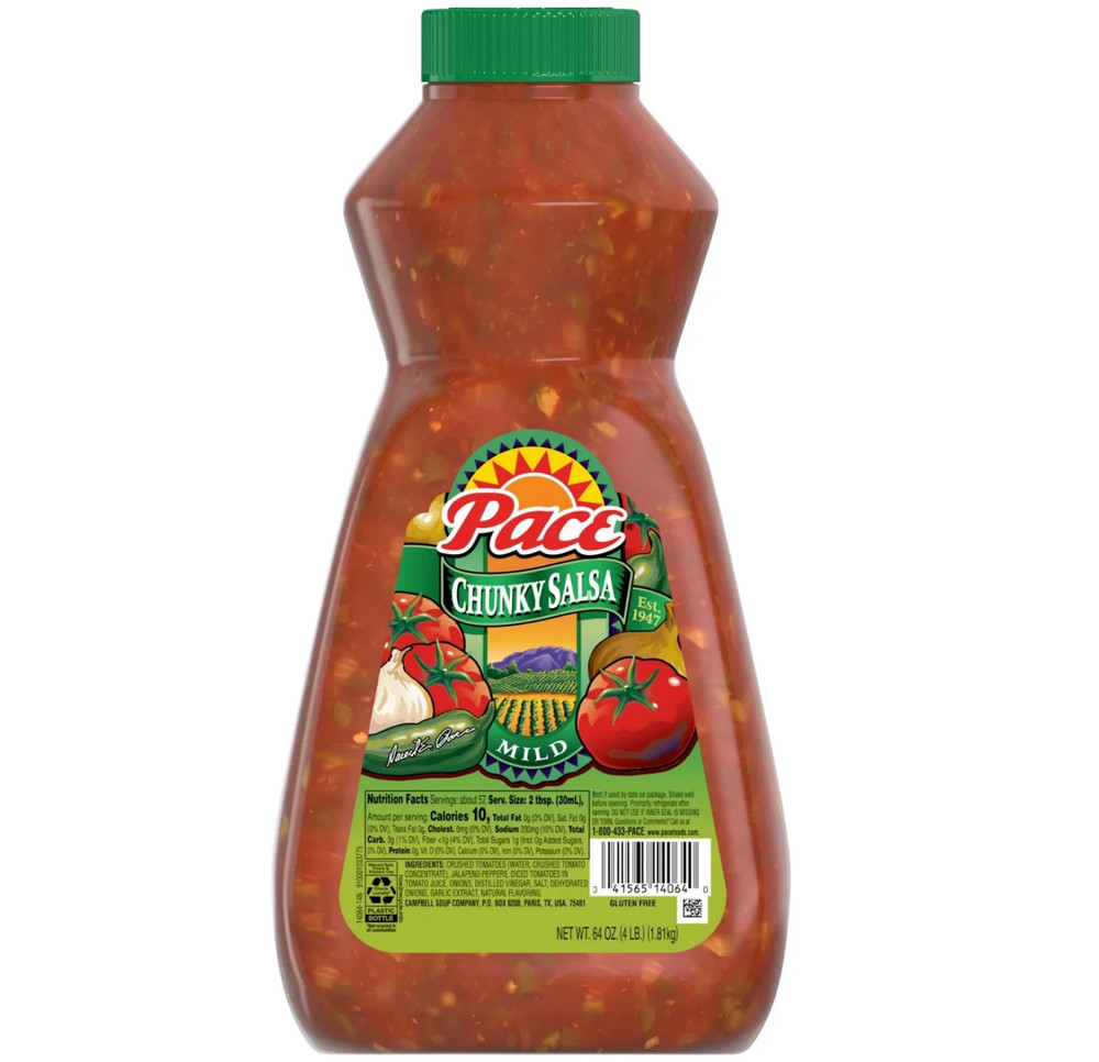 Pace Chunky Mild Salsa, 64 oz Bottle