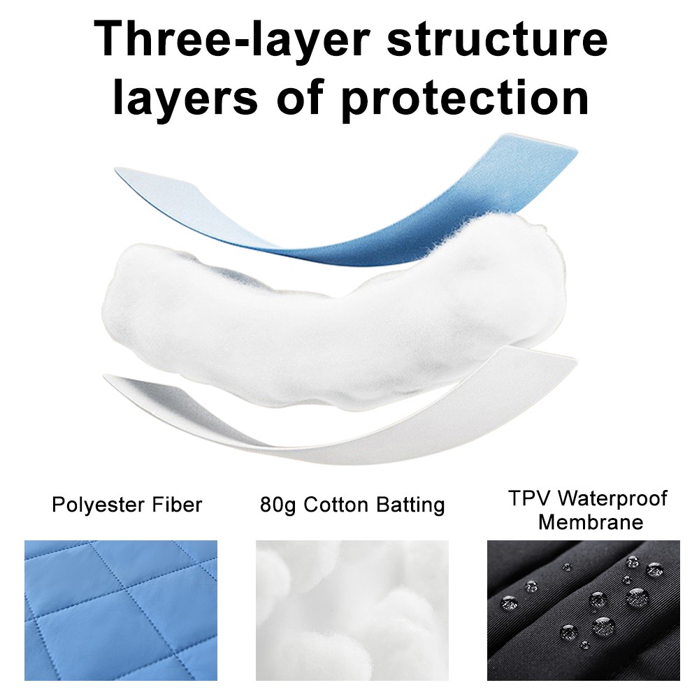 Diamond Grid Ultrasonic Waterproof Mattress Protector - Queen 60" X 80"