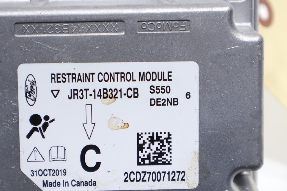 2018 - 2023 FORD MUSTANG RESTRAINT DIAGNOSTIC COMPUTER CONTROL MODULE SRS OEM