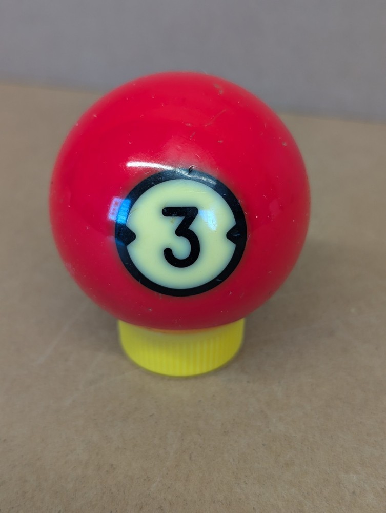 Brunswick Centennial Billiard # 3 Pool Ball Single Ball Replacement, Solid Red