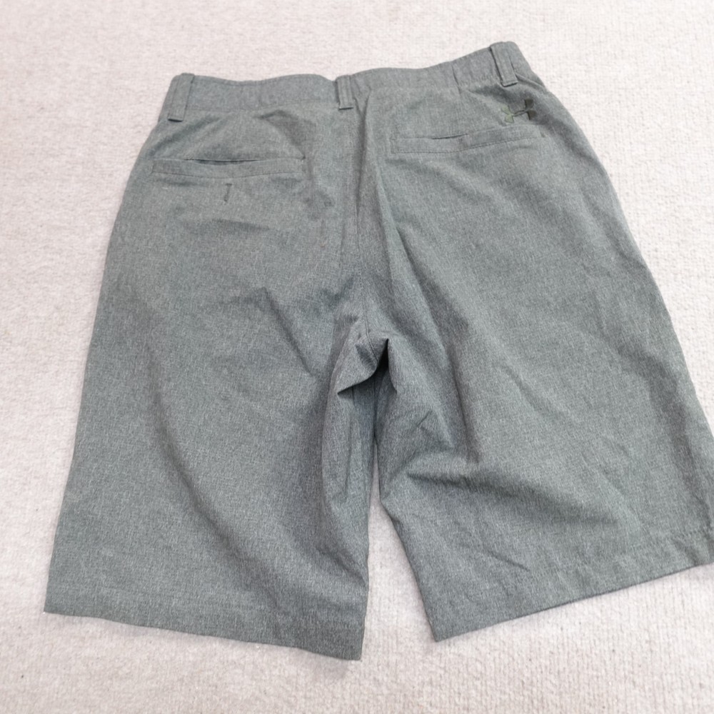 Under Armour Shorts 30 Green Heather Solid Golf Performance 10" in