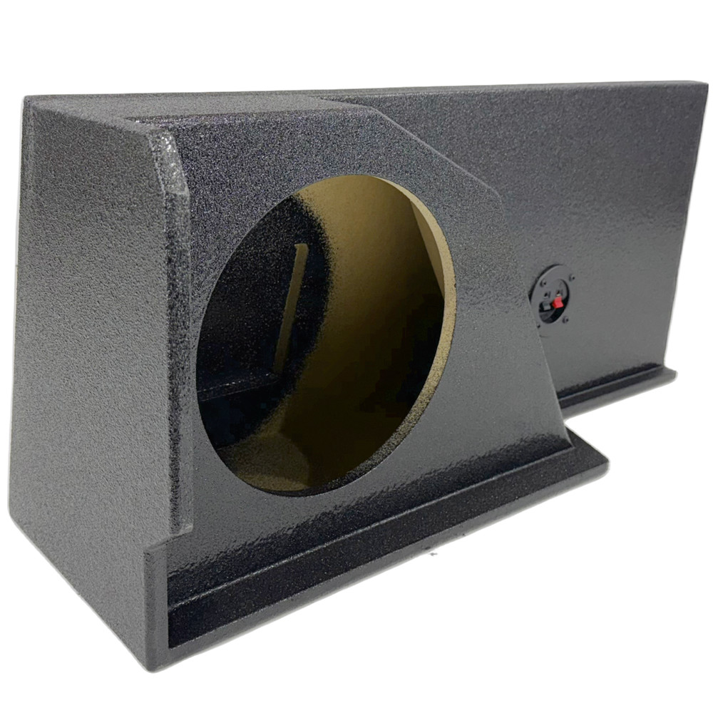 Sub Woofer Box Chevy Silverado 07-18 Ext Cab 1x10 Woofers Down Fire Sealed