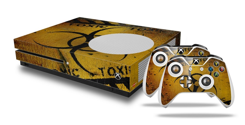 Skin XBOX One S Console Controller Toxic Decay