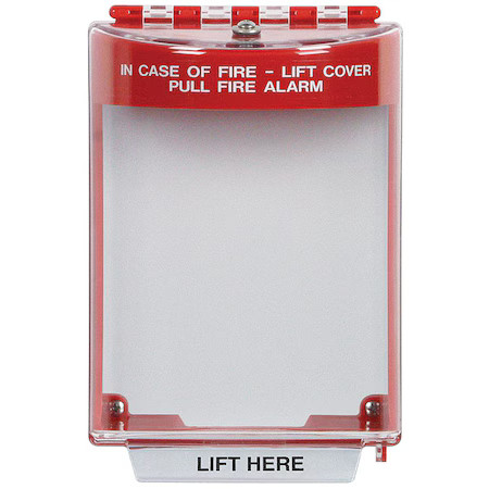Safety Technology International Sti-13210Fr Pull Station Guard, Polycarbonate,
