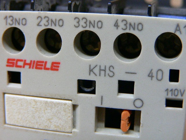 Schiele Khs-40 Control Relay Contactor