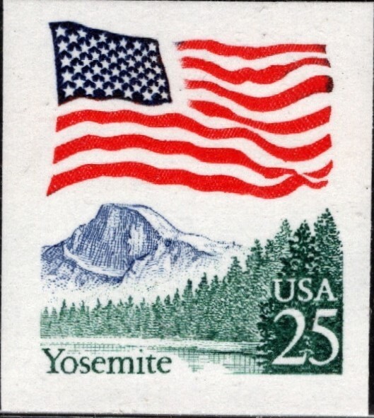 Perfectly Flawed US EFO SN 2289 MNH Error- Yosemite - Awesome Imperf