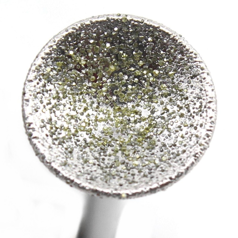 10Pcs Diamond Grinding Bits 10-16mm SPHERICAL CONCAVE Head Lapidary Tools Stone