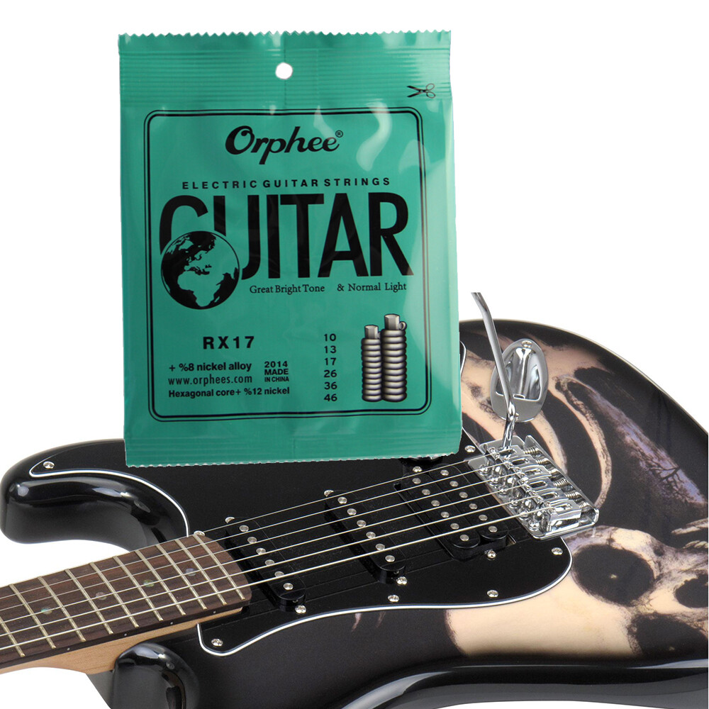 10X Orphee RX17 Guitar Strings Electric Guitar Strings 6 String Set Thin 10-46