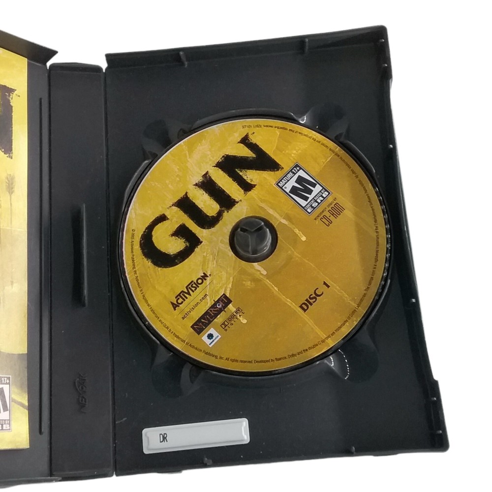 GUN PC CD-ROM 2005 Activision Wild West Shooting Game