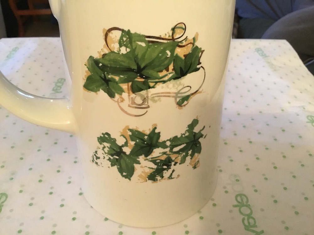Schenley Drink pitcher marked "Hall" USA