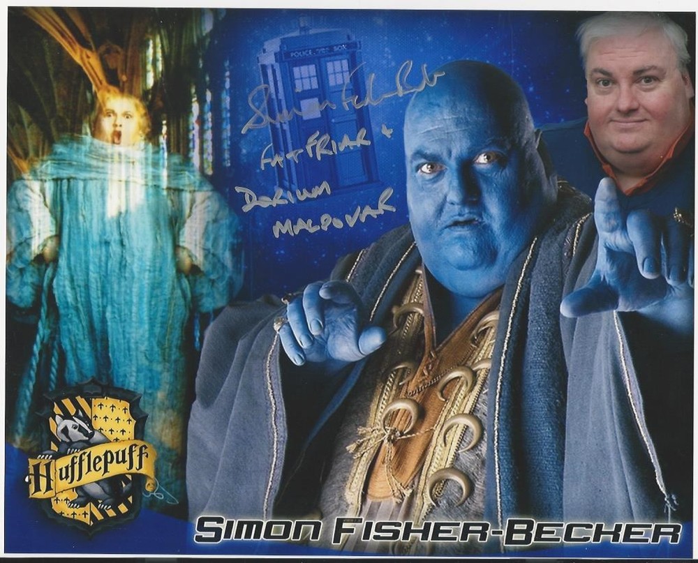 Simon Fisher-Becker signed photo