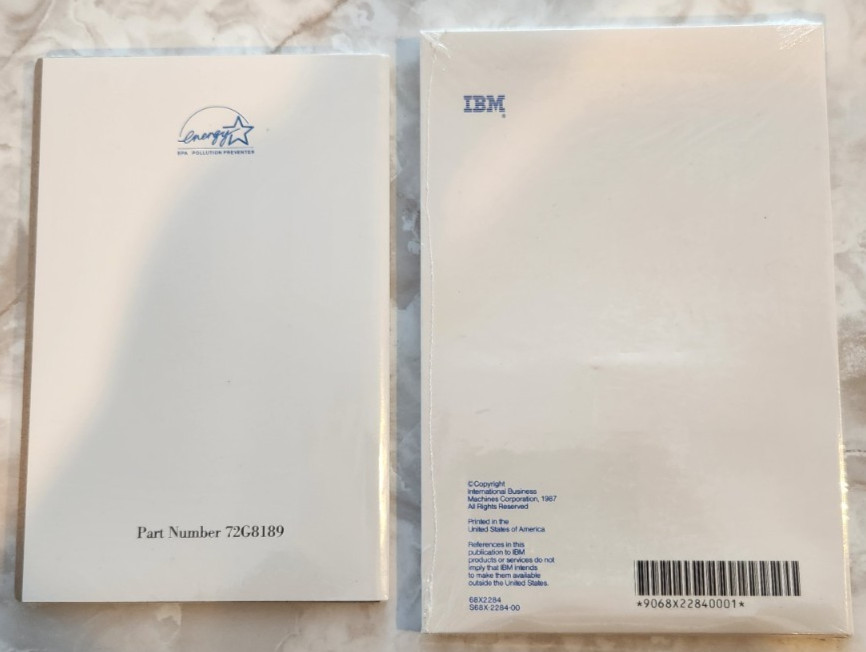 IBM Personal System/2Model 80 Quick Reference + Color Monitor User guide.