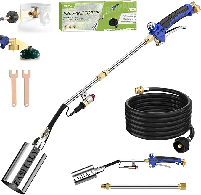 Propane Weed Burner Torch for Flame Weeding Roofing Ice Melt