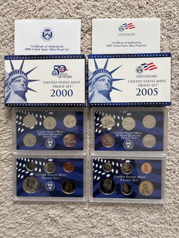 2000 & 2005, U.S. Mint Proof - Sets