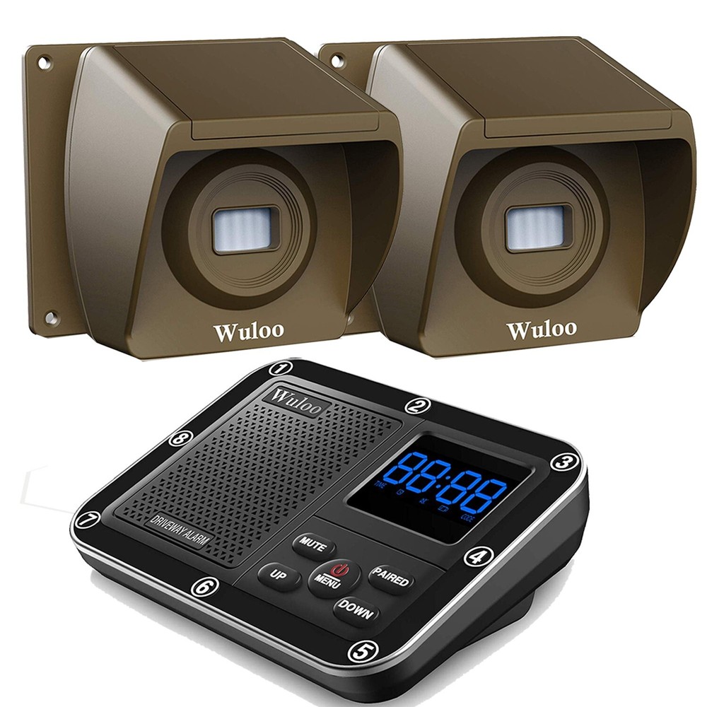 Battey Powered 1800Feet Driveway Alarm Wireless Long Range Outdoor Motion Sensor